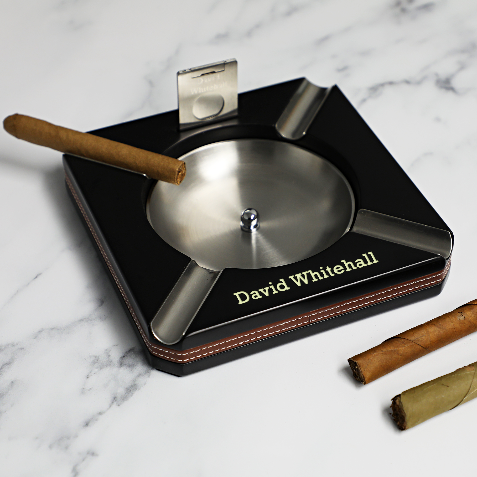 Leather Cigar Ashtray | The Go-To